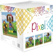 Pixel Pixelhobby Sada kostka pes zahradník 3ks 1 sada