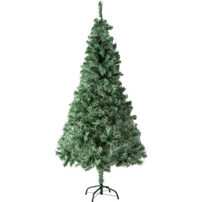 Tectake 402820 Umelý vianočný stromček zelený s kovovým stojanom 180 cm
