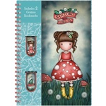 Santoro gorjuss Тефтер с 2 книгоразделителя Santoro Gorjuss In The Forest - Little Mushroom (1336GJ01)