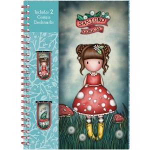 Santoro gorjuss Тефтер с 2 книгоразделителя Santoro Gorjuss In The Forest - Little Mushroom (1336GJ01)