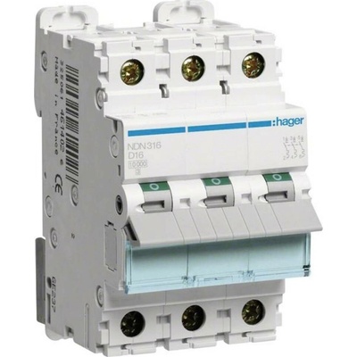 Hager 3-pólové 16 A 400 V NDN316