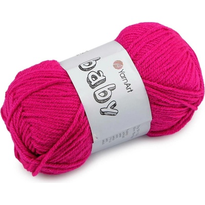 Pletací příze Baby 50 g Varianta: 6 (8041) pink, Balení: 1 ks 61632/160041/286243