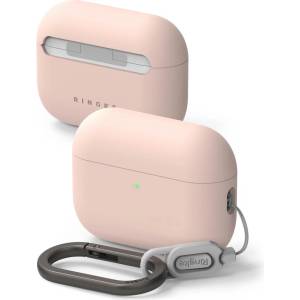 Ringke Силиконов калъф за слушалки Apple AirPods Pro 3 от Ringke Silicone - Pink Sand (8800293859413)