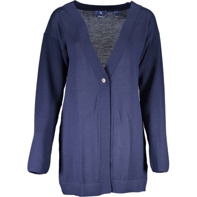 Gant Cardigan Donna Blu Modrá