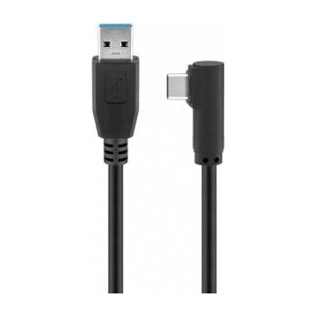 MicroConnect USB-C to USB 3.2 Gen 1 A Cable, 2m Black, for synching and charging, Speed Rate at 10 Gbs