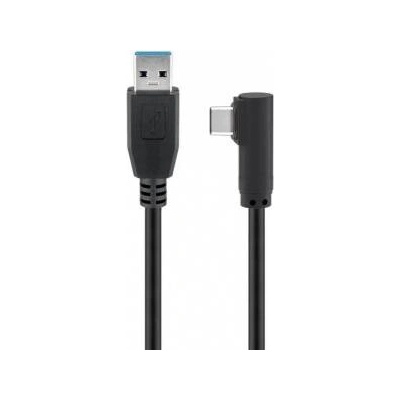 MicroConnect USB-C to USB 3.2 Gen 1 A Cable, 2m Black, for synching and charging, Speed Rate at 10 Gbs