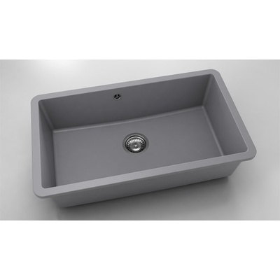 FAT Мивка за долно вграждане Vanguard 232, Fat Granite, 1006 Сив, с включен сифон