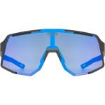 uvex Очила за колоездене Uvex Sequenze Colorvision Cat. 2 Cycling glasses - Black Matt / Mirror Blue - размер One Size (205-7005-0111)