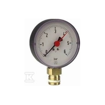 Afriso Heating pressure gauge RF 63 AX Ř=80mm 0-4bar 1/2 Kl. 2, 5 - 63562