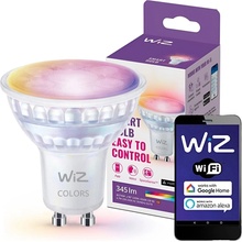 WiZ LED skleněná žárovka GU10 PAR16 4,7W 345lm 2200-6500K RGB IP20, stmívatelná