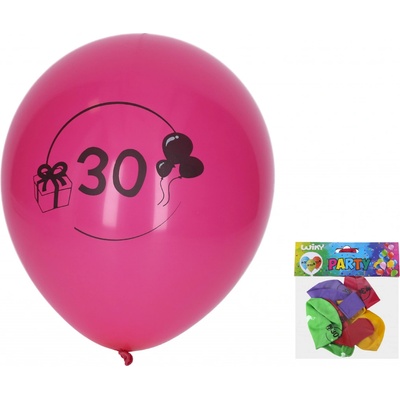 Wiky Balónik 30 cm sada s číslom 30 WKW025462