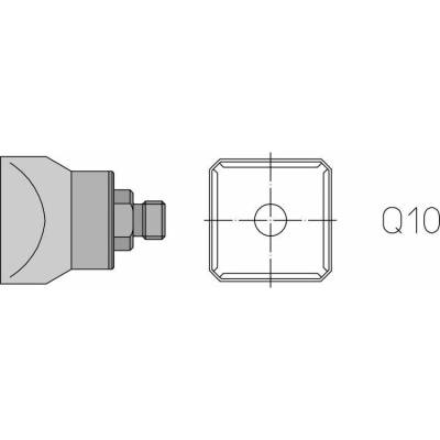 Weller Q10 – čtyřstranná horkovzdušná tryska 18 × 18 mm