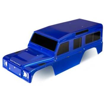 Traxxas каросерия Land Rover Defender синя