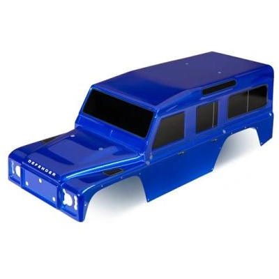 Traxxas каросерия Land Rover Defender синя
