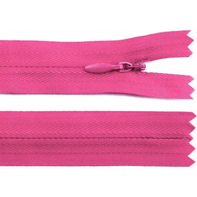 Prima-obchod Spirálový zip skrytý No 3 délka 50 cm růžová tmavá