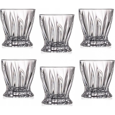 Aurum Crystal BOHEMIA PLANTICA POHÁR NA WHISKY 6 x 320 ml