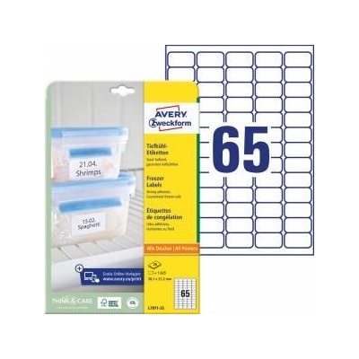 Avery Zweckform ETIK. ZF 7971 FOR FROSTS 38, 1X21.2MM LABEL - L7971-25