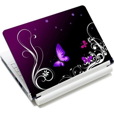 Samolepka, skin Huado na notebook 12"-15,6" Purpurové motýle