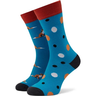 Funny Socks Дълги чорапи unisex Funny Socks Fox SM1/10 Син (Fox SM1/10)