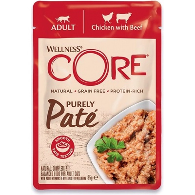 Wellness Core Purely Paté говеждо и пиле 85 г