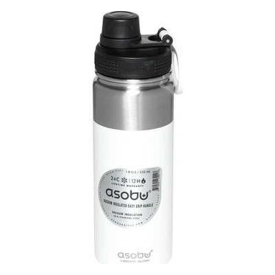 Asobu Alpine Flask Bottle White termofľaša chladný 530 ml