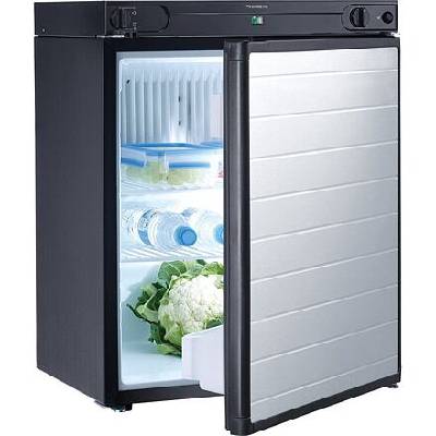 Plynová chladnička propan butan Dometic RF 60 černá - stříbrná 30 mbar, nadrozměrná doprava, Recykl