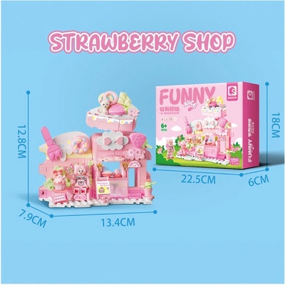 Конструктор - Funny Juice - Strawberry Shop (К56276-601560)