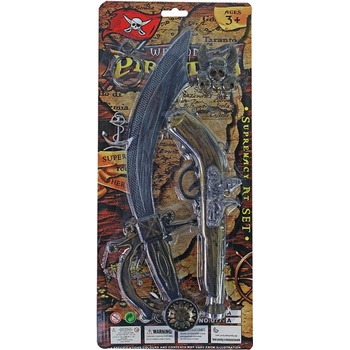 Rappa Sada pirátská s pistolí a šavlí