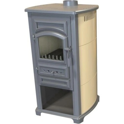 Thalia Forte ECO 5.4 kW vývod horní 120 mm na tuhé palivo bez výměníku béžové