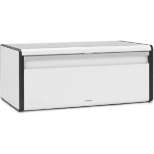 Brabantia Кутия за хляб Brabantia Fall Front 1003246, 18 л, 46.5х25 см, Стенен монтаж, Без пръстови отпечатъци, Бял (1003246)