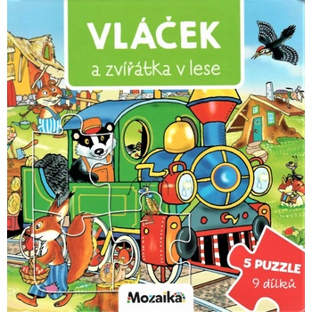 Vláček a zvířátka v lese - Pavlína Šamalíková