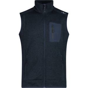 CMP Мъжки поларен елек CMP Vest Jacquard Knitted Fleece vest - B. Blue / Antracite - размер 54 (EU) (032-1213-0315)