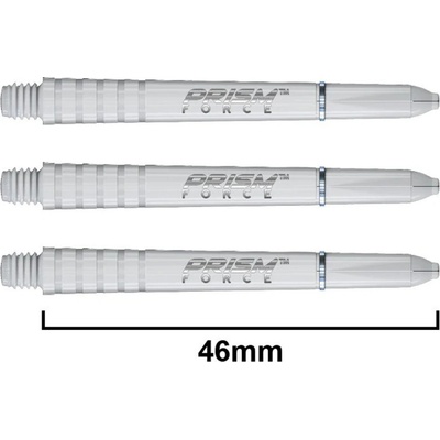 Winmau Prism force plastové dlhé biele