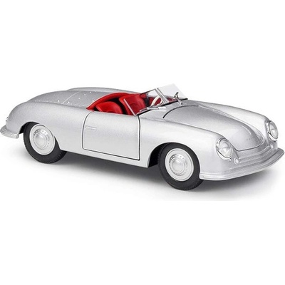 Welly Porsche 356 No.1 Roadster 1948 stříbrné 1:24