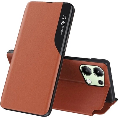 Eco Leather View Case Xiaomi Redmi Note 13 4G oranžové
