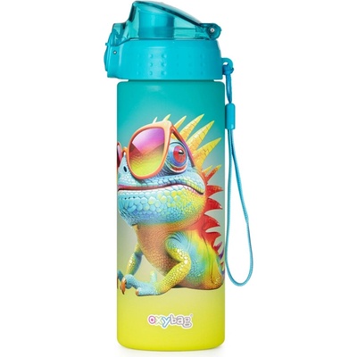 OXY Click flaša na pitie crazy animals chameleon 600 ml