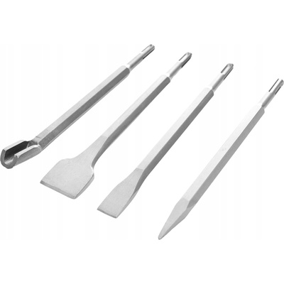 SADA SEKÁČŮ DO BETONU SDS PLUS, 4 ks, 250 mm