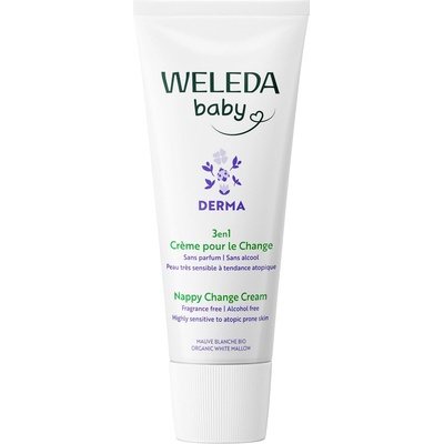 Weleda Derma krém 3v1 na starostlivosť o pokožku pri prebaľovaní 50 ml