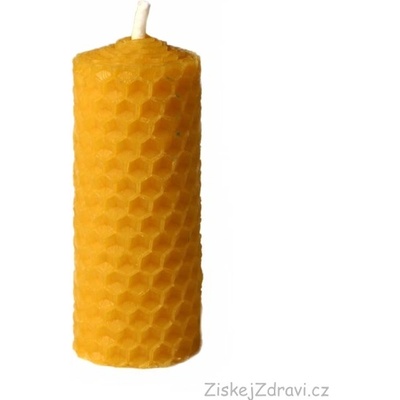Pleva Svíčka ze včelího vosku 3 x 6,7 cm – Zbozi.Blesk.cz