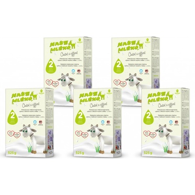 Goldim Naše Mléko 2 5 x 525 g