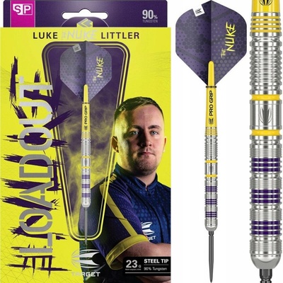 Sada steel šipek Target Luke Littler Loadout 24g SP, 90% wolfram 23g