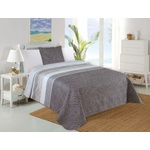 My House Сив капитониран комплект шалте и калъфка за възглавница 140x220 cm Plaza - My House (1210019.14)