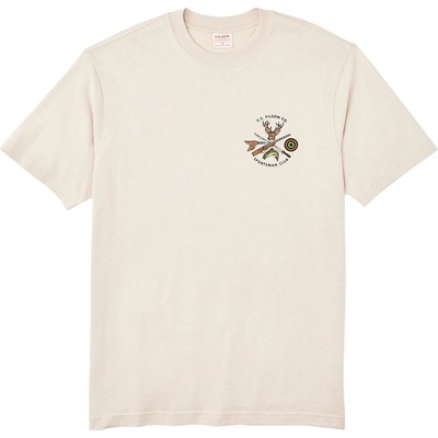 Filson Мъжка тениска Filson S/S Frontier Graphic T-Shirt - Cliff Gray / Sportsman Club - размер XS (216-7644-0211)