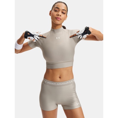 Under Armour Дамска тениска Under Armour HeatGear Crop Mock SS-BRN Under Armour | Kafyav | ЖЕНИ | S