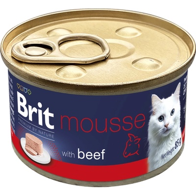 Brit Premium by Nature Cat Mousse Beef 85 g