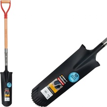 Rýľ Strend Pro Premium RedShark, úzky, drenážny, s drevenou násadou D 1280 mm, záruka 10 r.