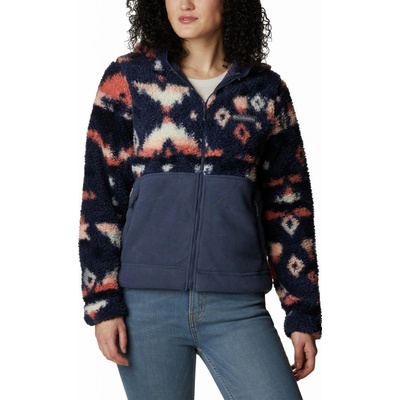 Columbia Winter Pass Sherpa Hooded FZ W 2013293466 nocturnal rocky/mt print