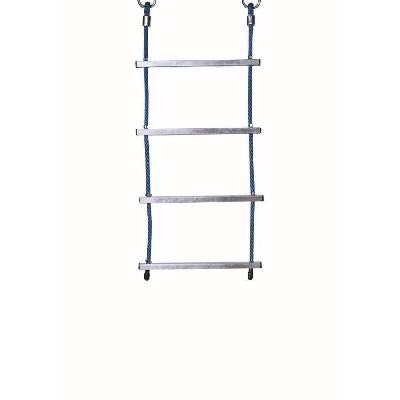 BERGER – HUCK Lanový žebřík Herkules PES 16 mm, hliníkové příčky, 3 ks/m, žlutý