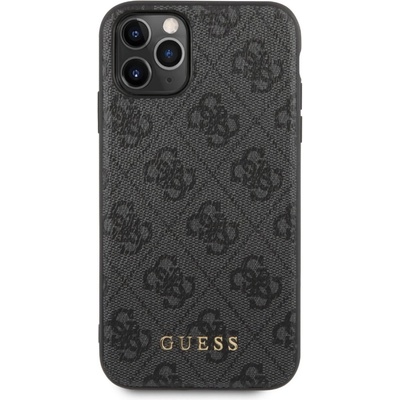 GUESS Гръб Guess 4G Hard Case Metal Logo за iPhone 11 Pro - Сив