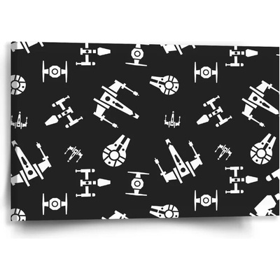 Sablio Obraz Star Wars Vesmírne lode Pattern - 60x40 cm